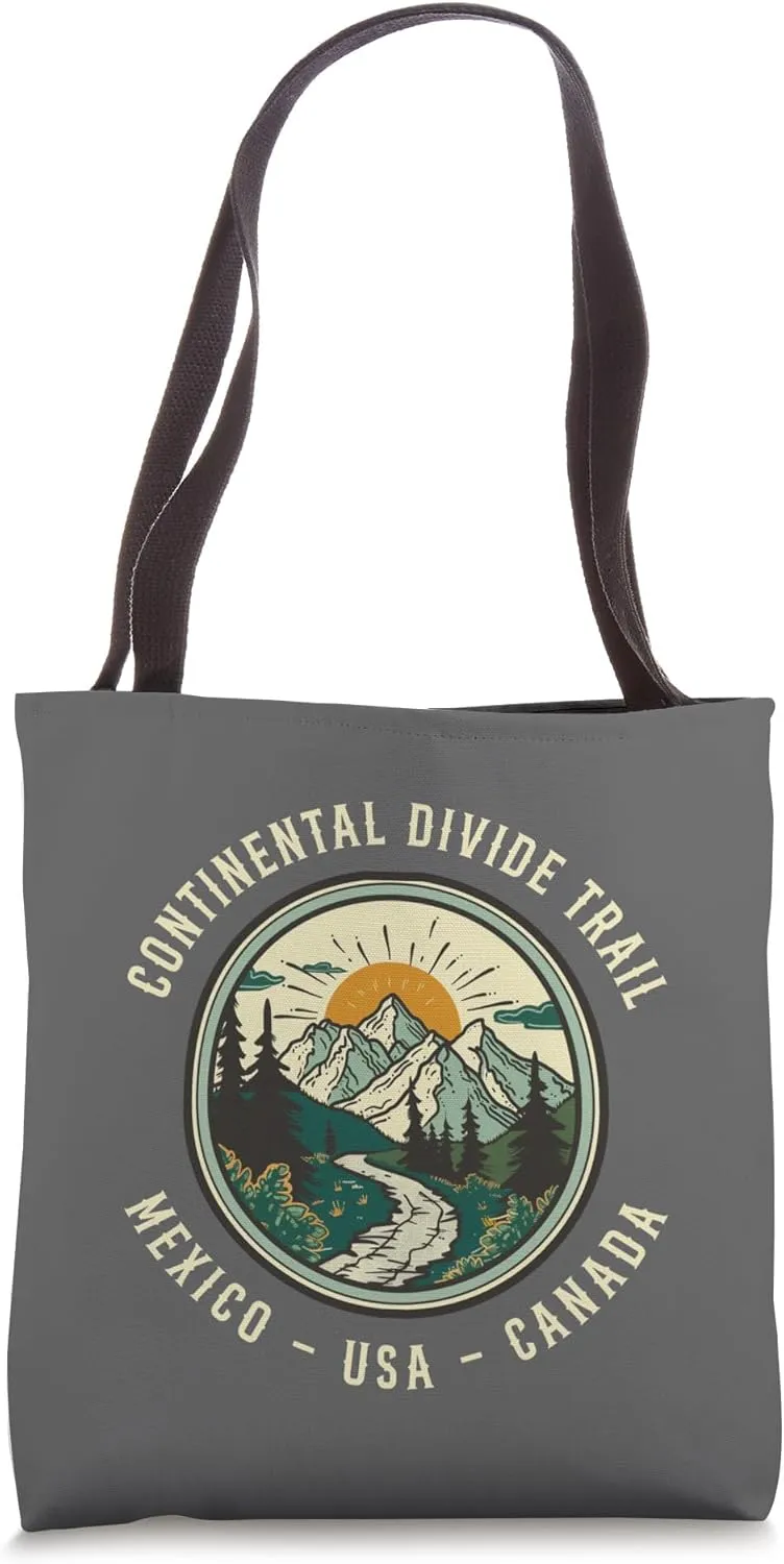 Continental Divide Trail Mexico USA Canada Tote Bag