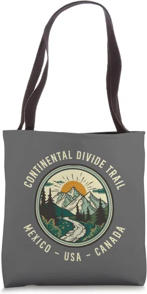 Continental Divide Trail Mexico USA Canada Tote Bag