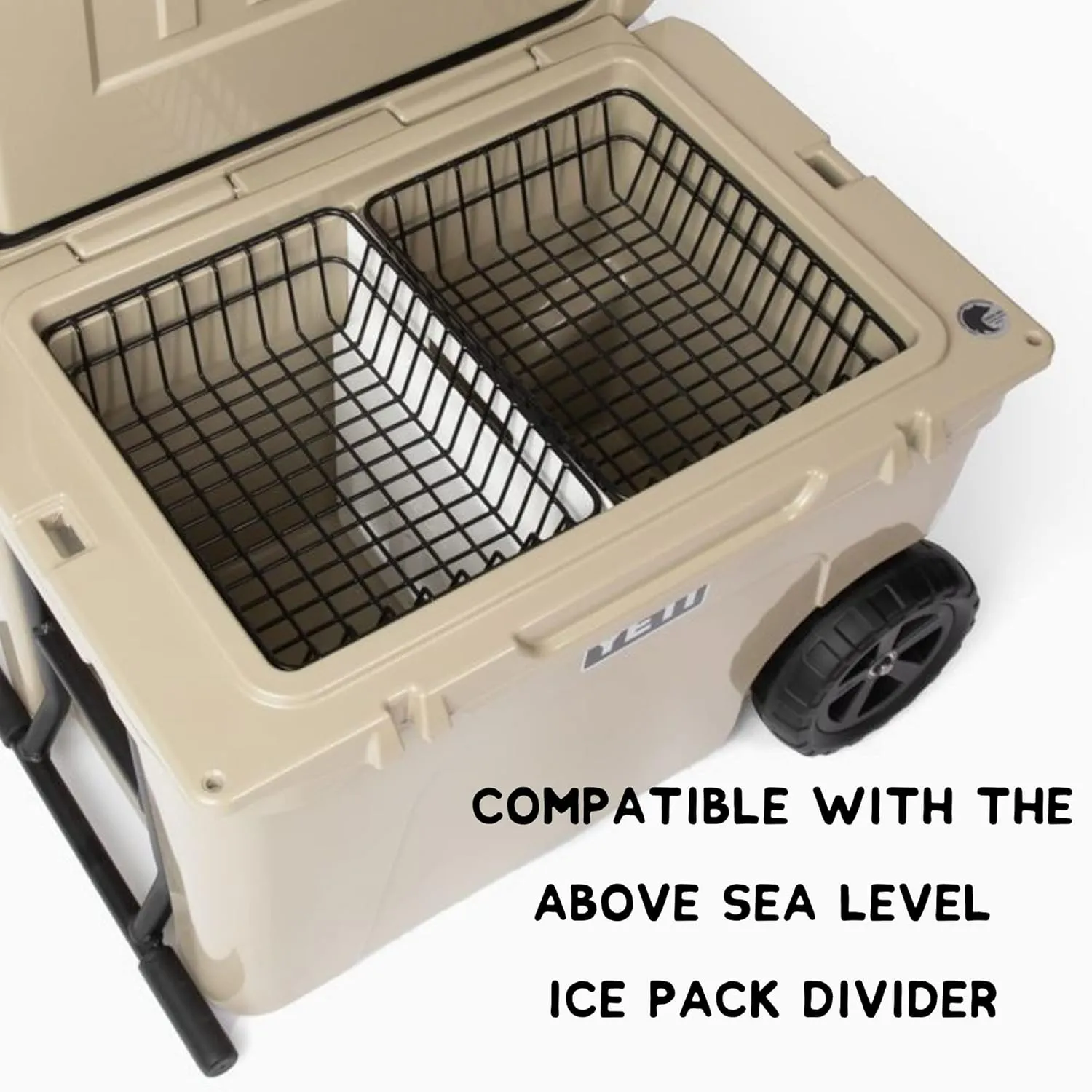 Cooler Basket for YETI Tundra Haul, YETI Roadie 48, and YETI Roadie 60 - Wire Cooler Rack for YETI Wheeled Coolers - Compatible with YETI Accessories