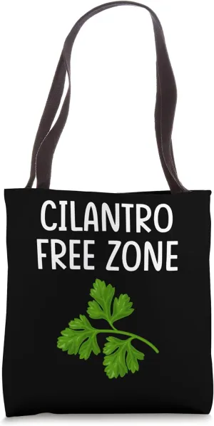 Coriander Hater Gear I hate Cilantro Coriander Hater Club Tote Bag