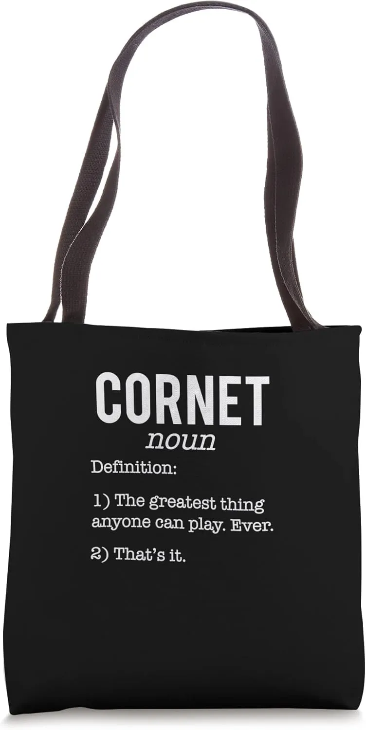 Cornet Funny Definition Humor - Cornet Lovers Tote Bag