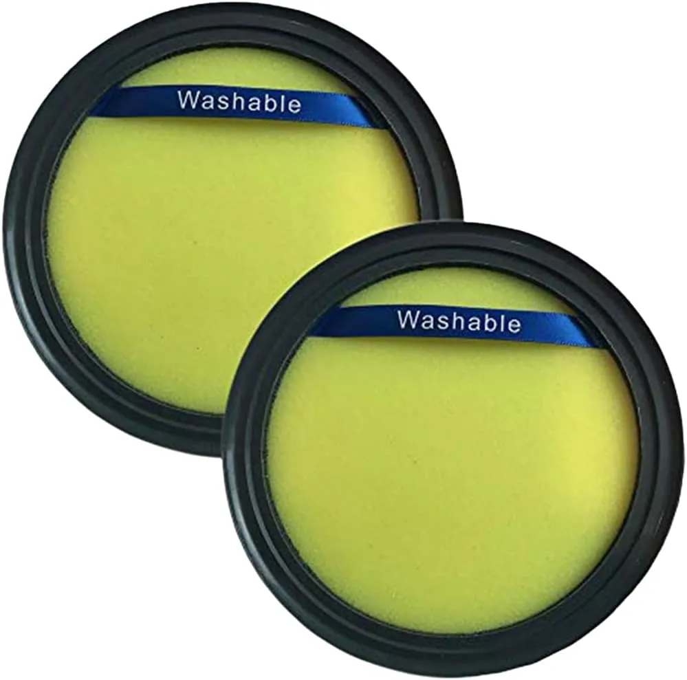 Crucial Vacuum Dust Cup Replacements Part # DCF-25, DCF25 - Compatible With Eureka HEPA Style Washable Filters - Models ASM1105A, ASM1115A, AS3001A, AS3030A, AS3012A, AS3401A, AS1104A (2-Pack)