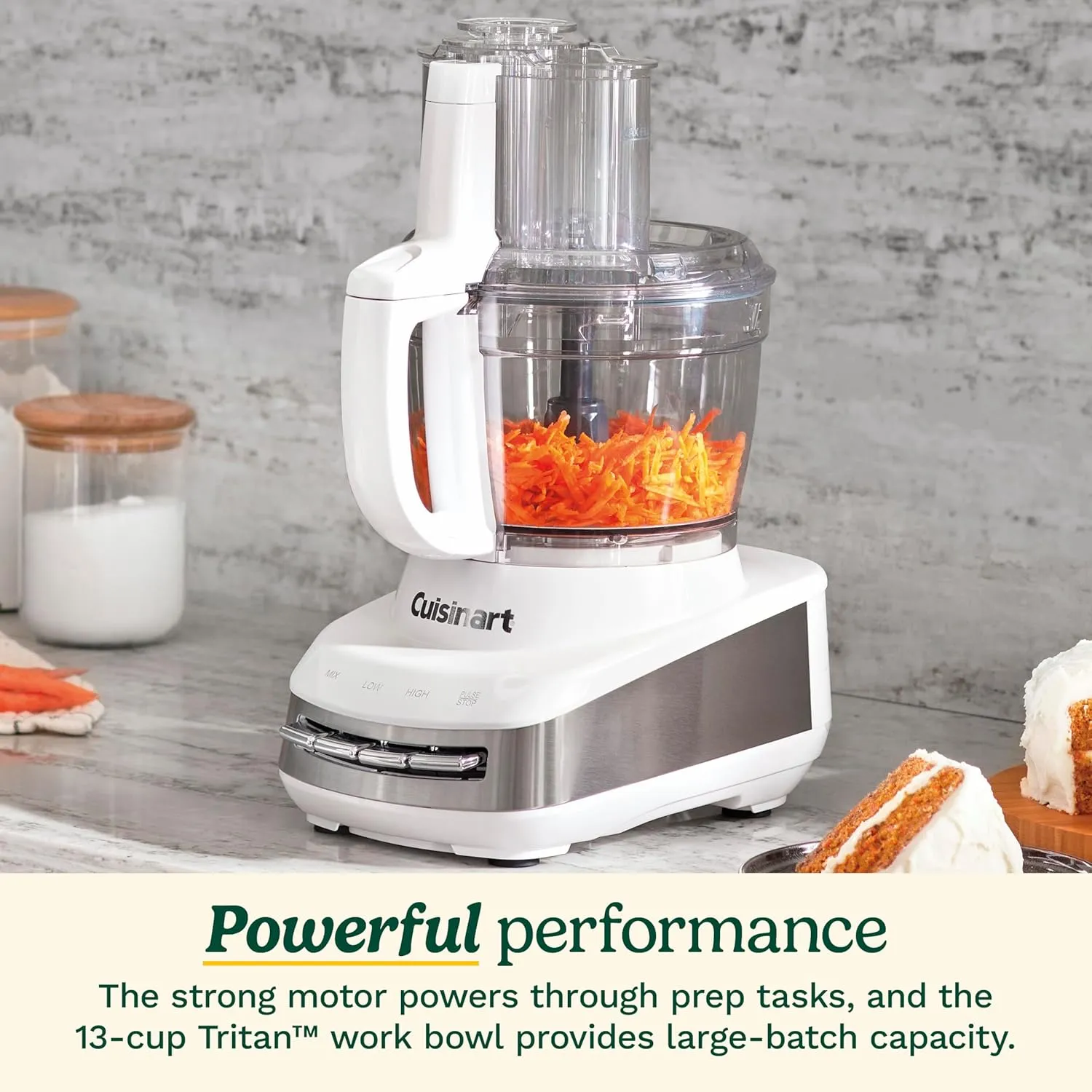 Cuisinart FP-130 13-Cup Multifunctional Food Processor White