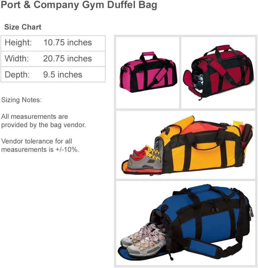 Custom Sports Gear Bag: Gym Duffel Bag