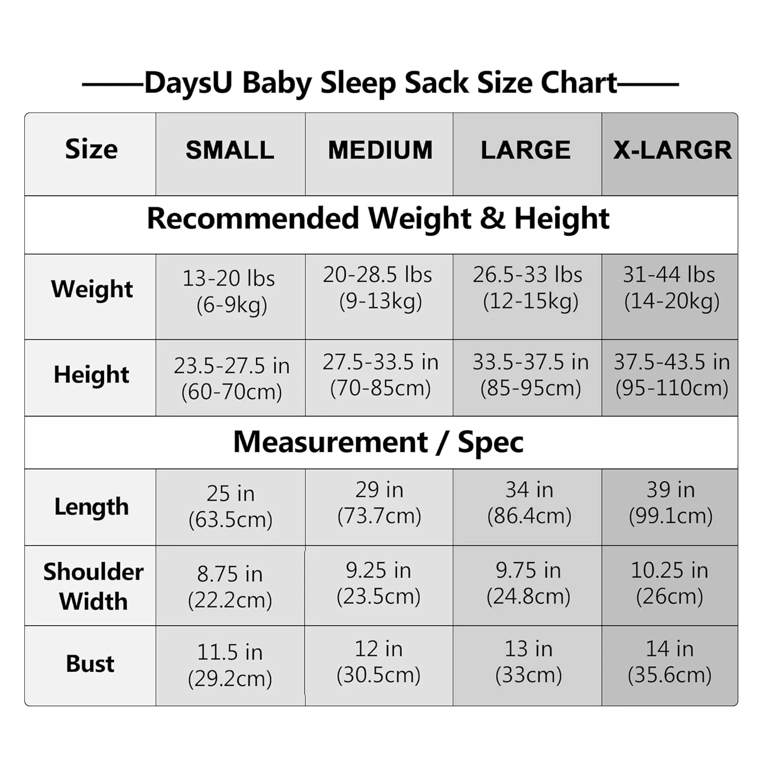 DaysU Micro Fleece Sleep Sack 6-12 Months, 1.0 TOG Sleeveless Wearable Blanket With 2-Way Zipper, Baby Sleeping Bag Unisex, 1 Pack, Off-White Bee