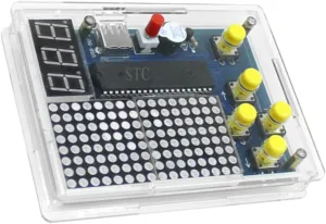 DECHOUS DIY Game Console Kit Soldering Practice Set Game Console Welding Tools Cabinet Kit