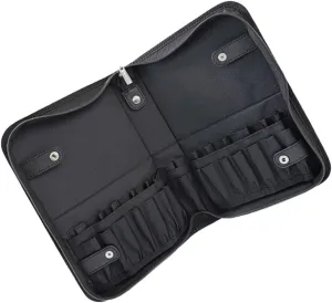 Didiseaon Roll up Makeup Brush Holder Bag Travel Cosmetic Bag for Organizer 29 Compartment Brush Storage Case