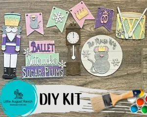 DIY Nutcracker Tiered Tray - Christmas Tier Tray Bundle