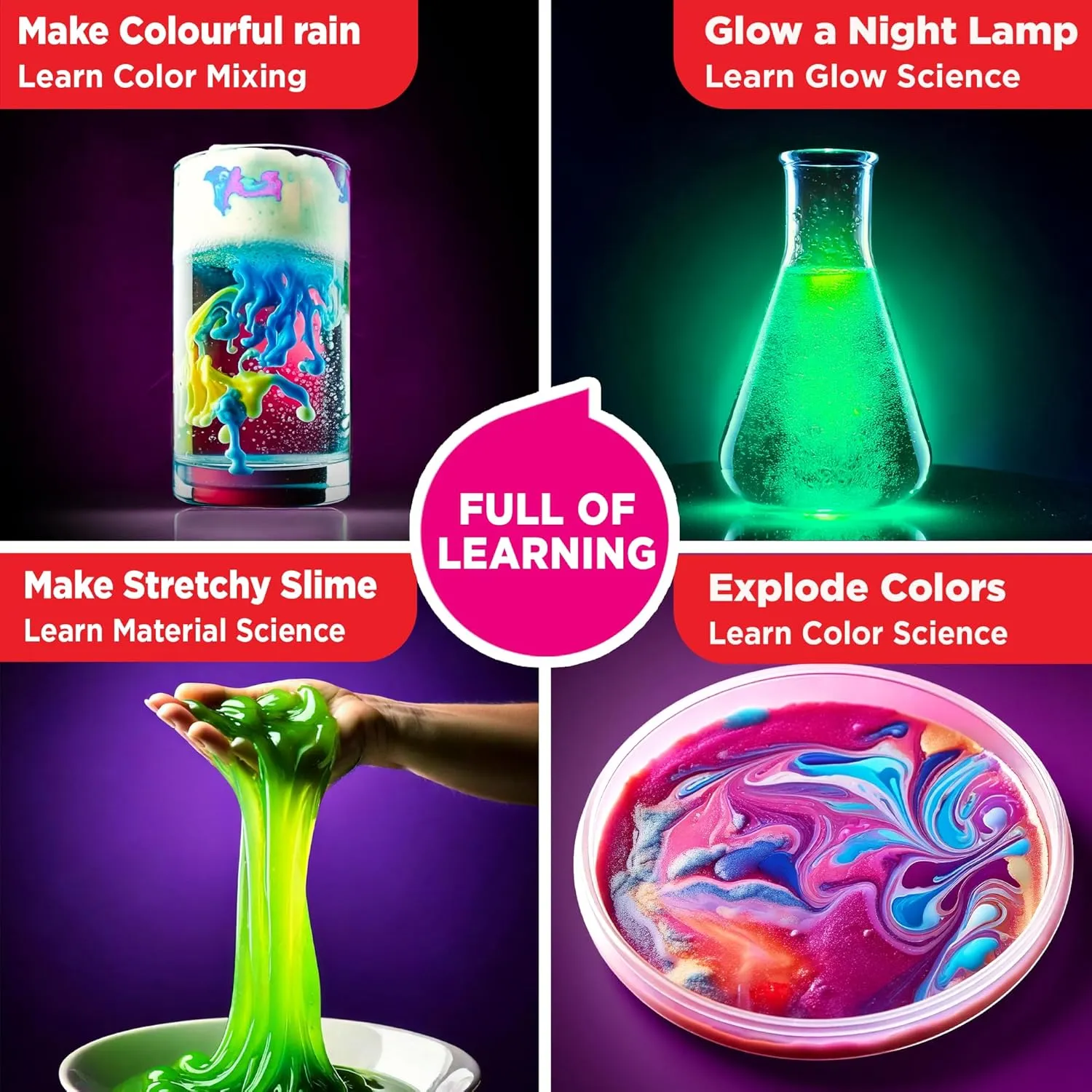 Doctor Jupiter Girls Science Kit for Kids Ages 8-10-12-14 | Birthday Gift Ideas for 8,9,10,11,12 Year Old Girls| 6-8 Experiments of Different Sciences| STEM Learning & Educational Toys