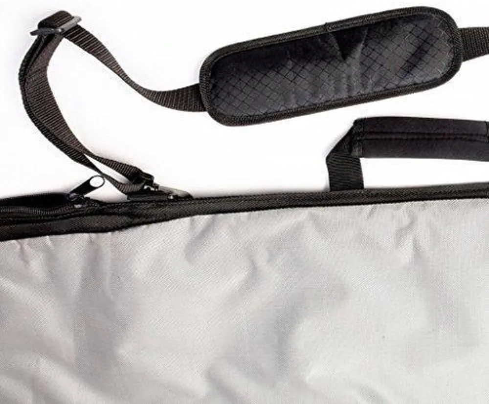 DORSAL Travel Shortboard and Longboard Surfboard Board Day Bag Cover Black/Grey Nylon (Sizes 5'6, 5'10, 6'0, 6'2, 6'6, 6'8, 7'0, 7'2, 7'6, 8'0, 8'6, 9'0, 9'6)