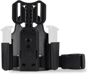 Drop Flex Adapter with Drop Leg Holster Platform and Leg Shroud Assembly QLS 19 and QLS 22 Polymer, for Quick Locking System Kit
