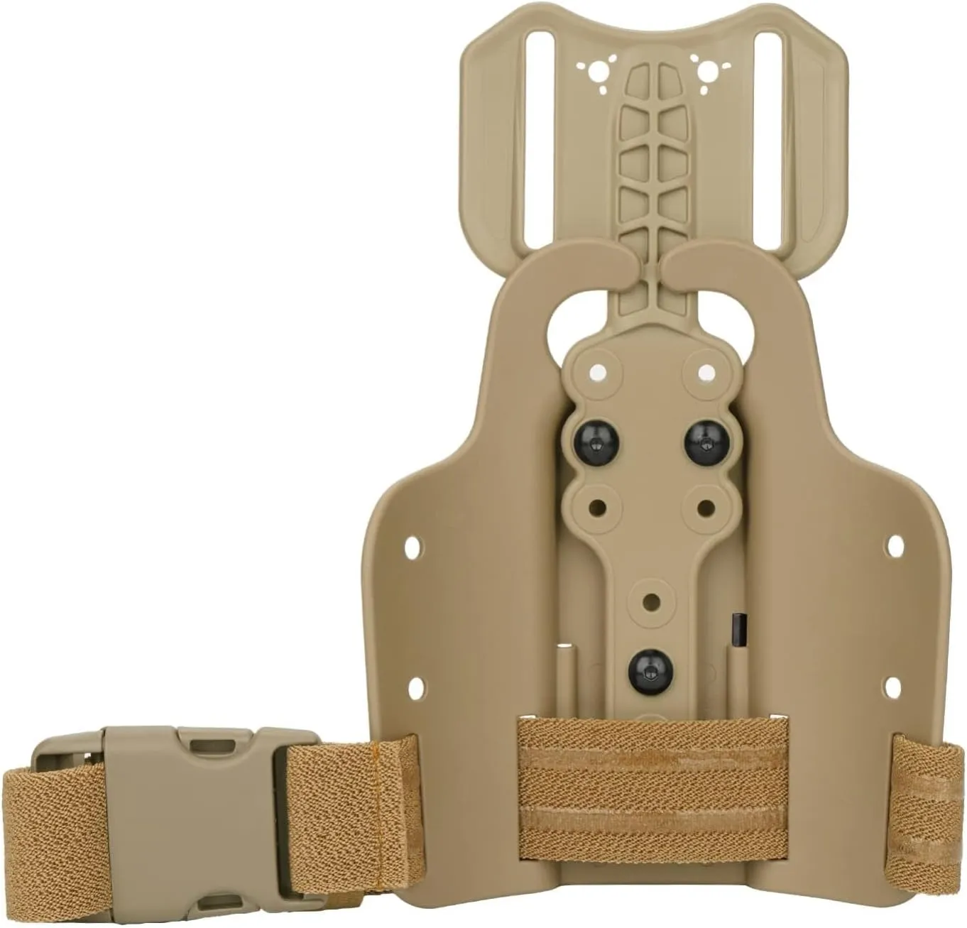Drop Flex Adapter with Drop Leg Holster Platform and Leg Shroud Assembly QLS 19 and QLS 22 Polymer, for Quick Locking System Kit