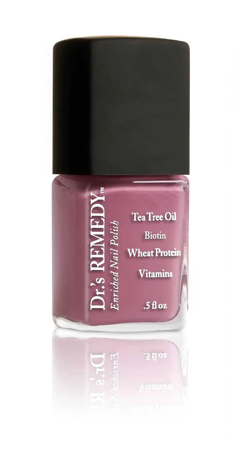 Dr’s Remedy 3 Pack Nail Polish Kit, BERRY Good Trio, Non Toxic and Organic All Natural Enriched Nail Strengthener - MINDFUL Mulberry/BONAFIDE Boysenberry/BRAVE Berry