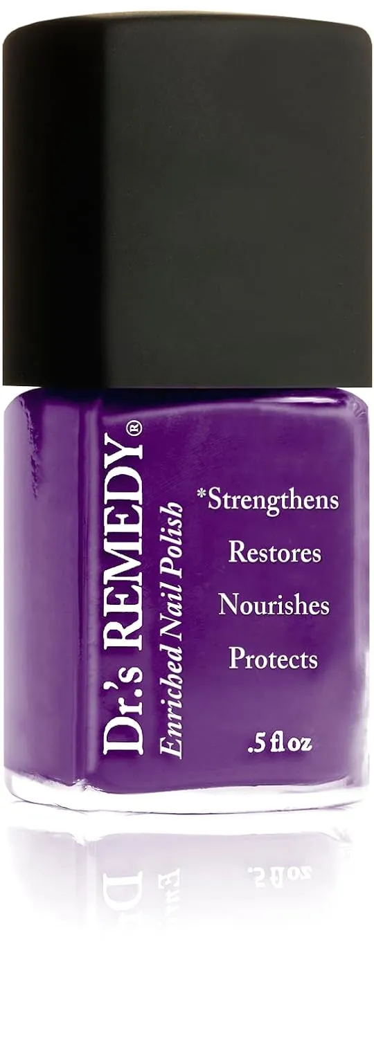 Dr’s Remedy 3 Pack Nail Polish Kit, Euphoric Collection Trio Kit, All Natural Enriched Nail Strengthener Non Toxic and Organic - VIVACIOUS Violet/HARMONY Haze/WONDEROUS Watermelon
