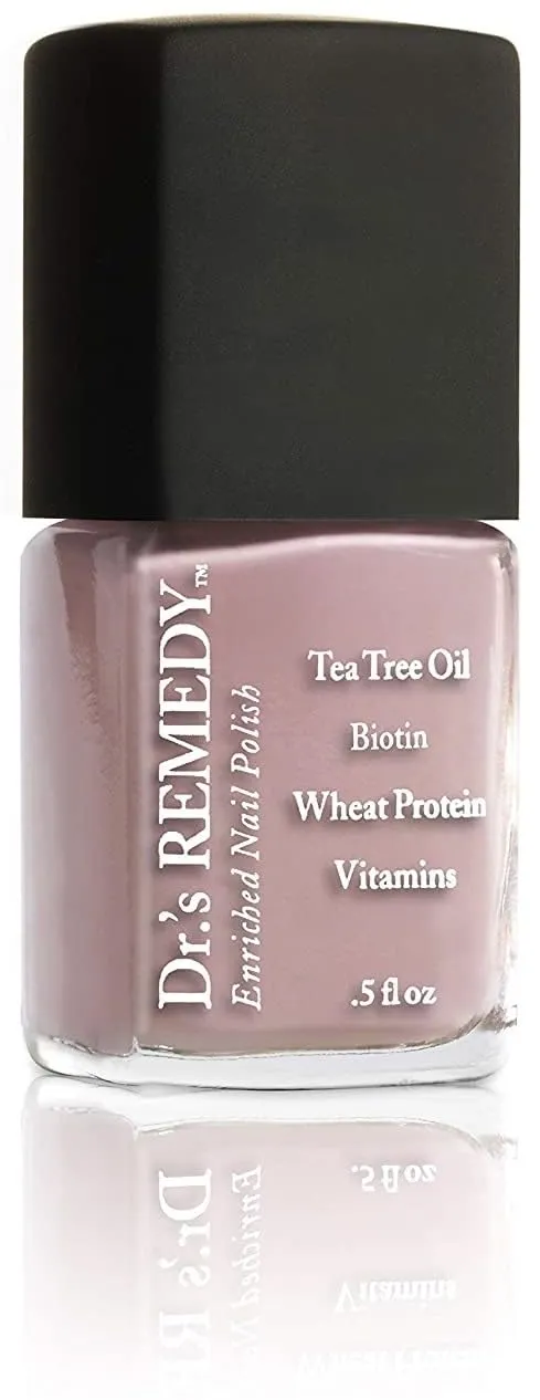 Dr’s Remedy 3 Pack Nail Polish Kit, Feeling Rose-Y Trio, All Natural Enriched Nail Strengthener Non Toxic and Organic - TOTAL Two-in-One/RELAXING Rose/RESILIENT