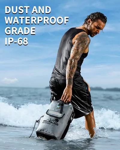 Dry Bag Backpack 20L, Waterproof Floating Dry Bags for Men, Kayak Sack