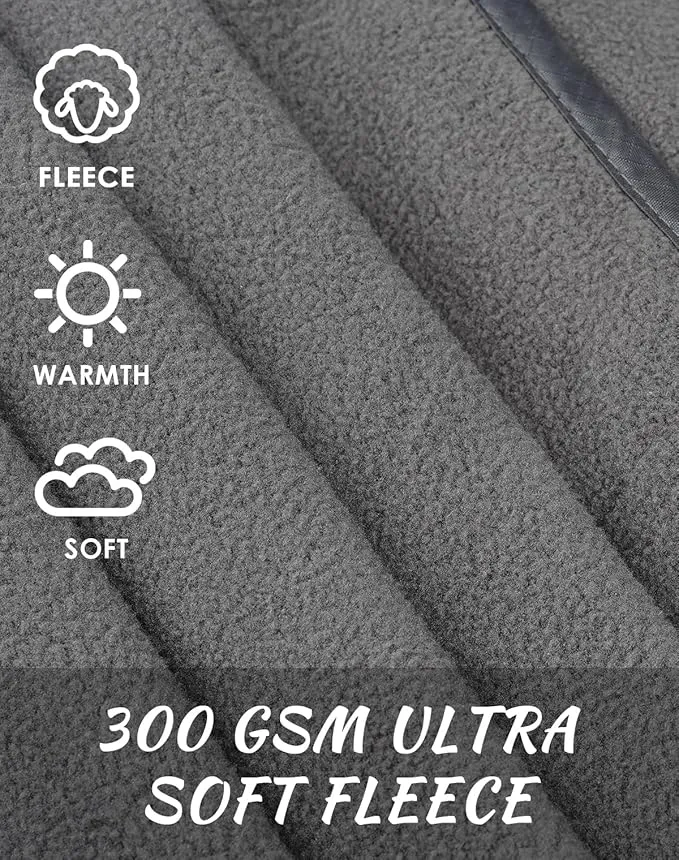 DUKUSEEK Outdoor Waterproof Blanket, Waterproof Windproof Outdoor Fleece Blanket - Large (79"x 59"), Portable, Wearable, Warm for Outdoor Camping, Picnic, Stadium, Sports, Beach, Concerts, Car, Dogs
