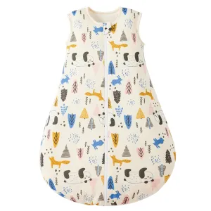 Duomiaomiao 1.5 TOG Baby Sleep Sack 100% Cotton Four Season Baby Wearable Blanket, Breathable Comfy Toddler Sleeping Sack