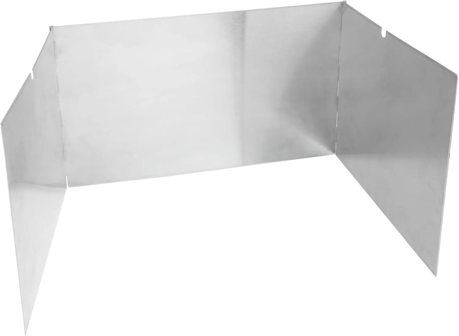 Durable Stainless Steel Outdoor Stove Windscreen Camping Supply Three Plate Design