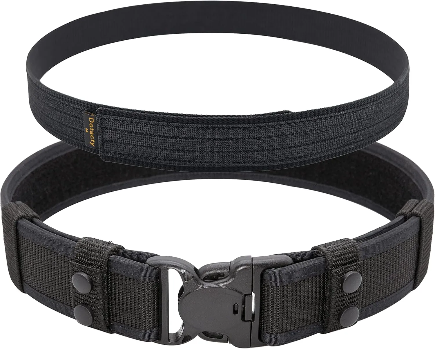 Duty Belt for Law Enforcement Police Security Correctional Officer 2"/2.25" Wide Tactical Outer & Inner Belt