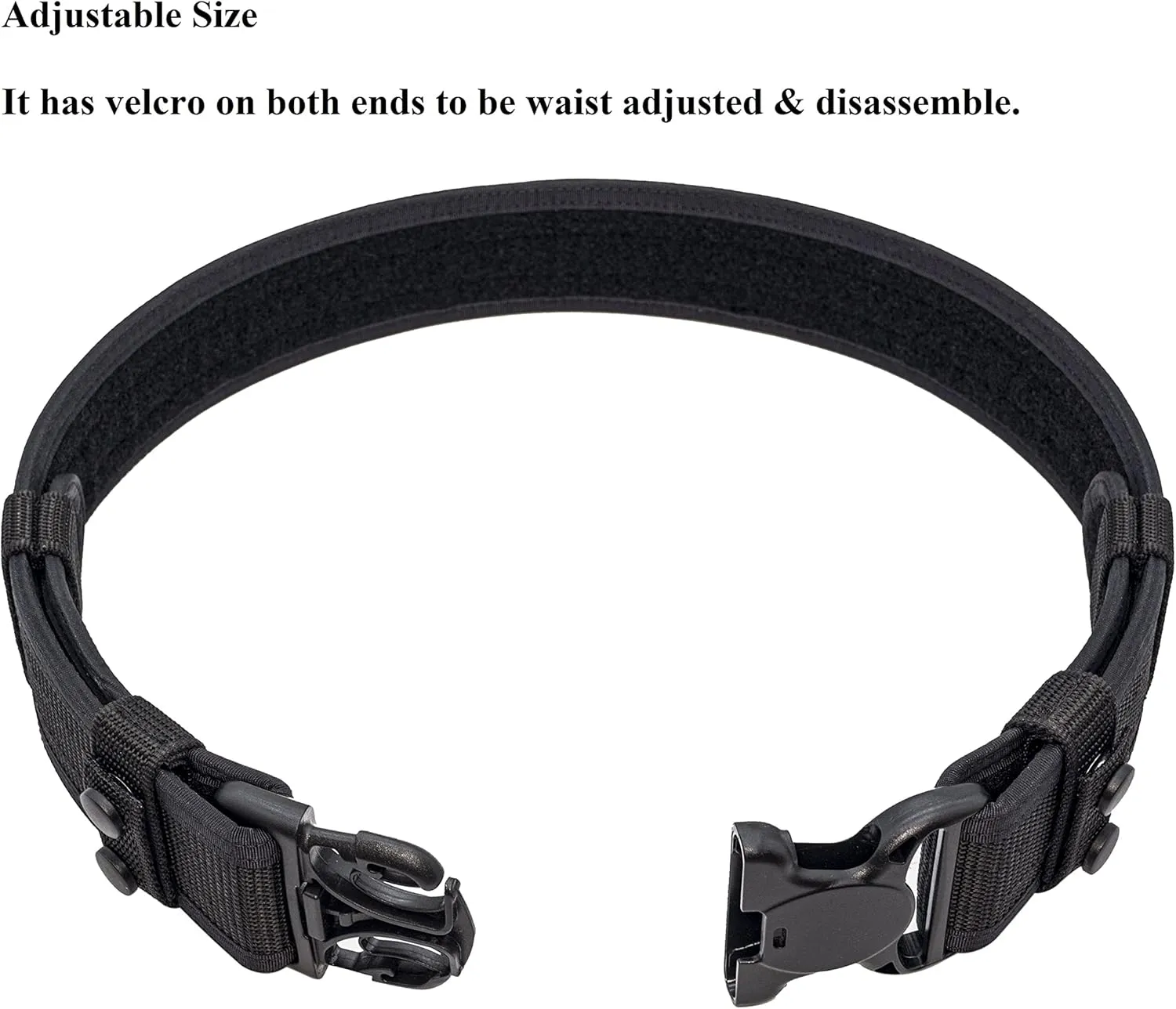 Duty Belt Law Enforcement Police Correctional Officer Security Belts 2 Keepers 2"/2.25" Wide