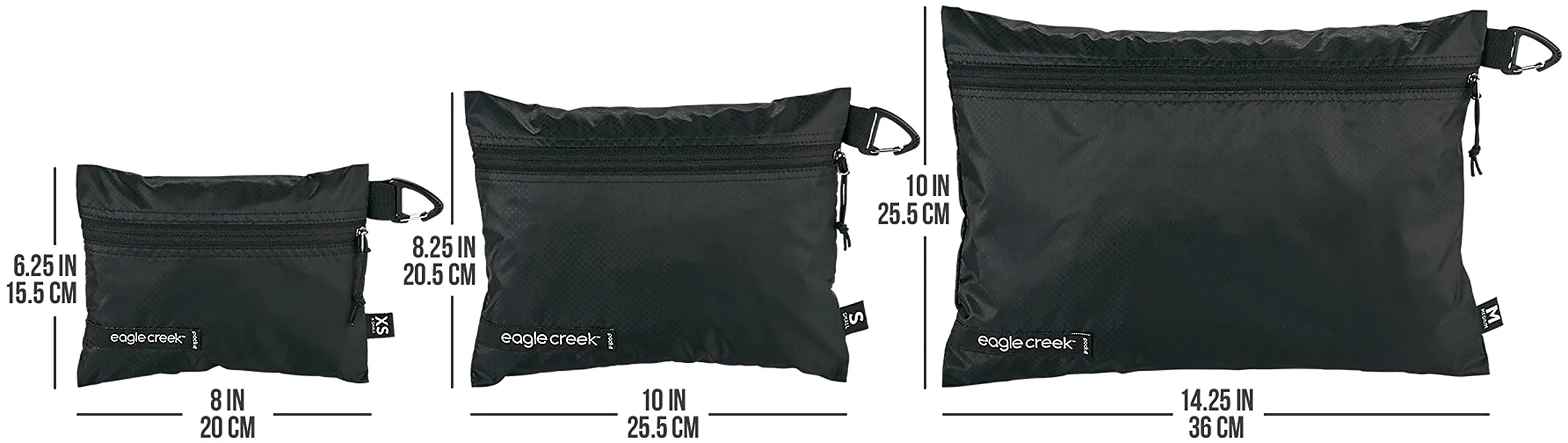 eagle creek Pack-It Isolate Travel Bag Set - Durable, Ultra-Lightweight and Water-Resistant with Self-Repairing Zippers, Travel Organization Essentials