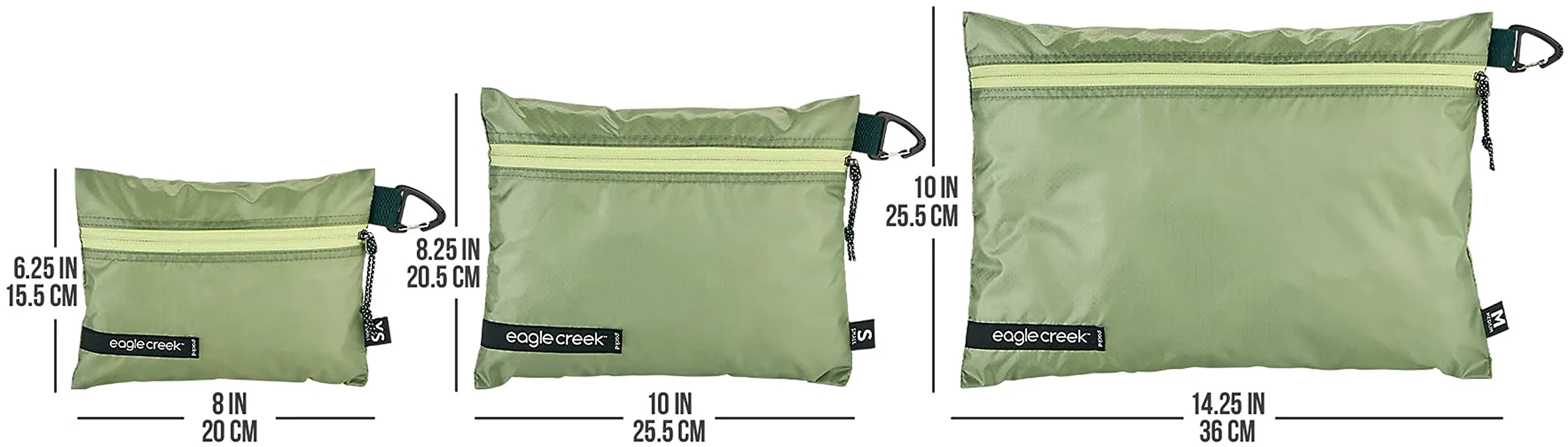 eagle creek Pack-It Isolate Travel Bag Set - Durable, Ultra-Lightweight and Water-Resistant with Self-Repairing Zippers, Travel Organization Essentials