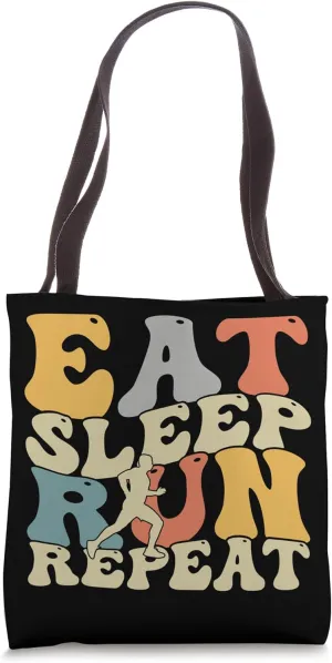 Eat Sleep Run Repeat Tote Bag