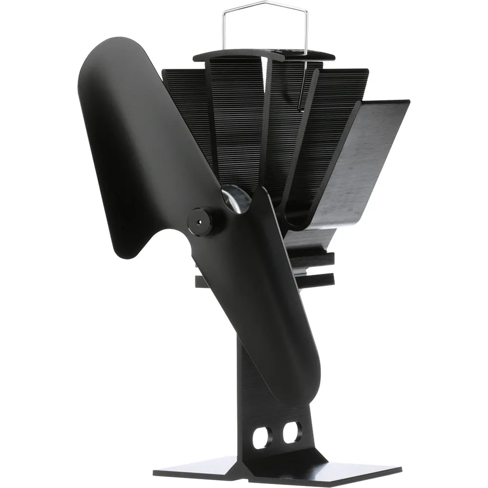 Ecofan Original Heat Powered Stove Fan - Black Blade