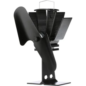 Ecofan Original Heat Powered Stove Fan - Black Blade