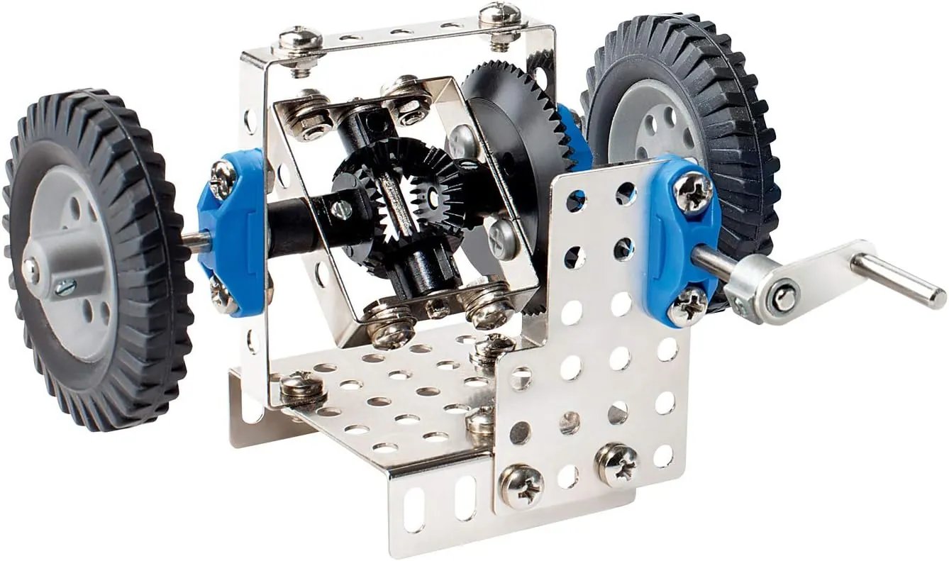 Eitech Classic Series Gearwheel Science Kit, Intro to Engineering and STEM Learning, Steel