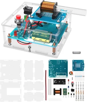 Electric Magnetic Transmitter Kit, Soldering Projects Mini DIY Shooting Game DIY Electric Magnetic Transmitter Kit for Learning Teaching STEM Education Ideal Gift for Family and Friends