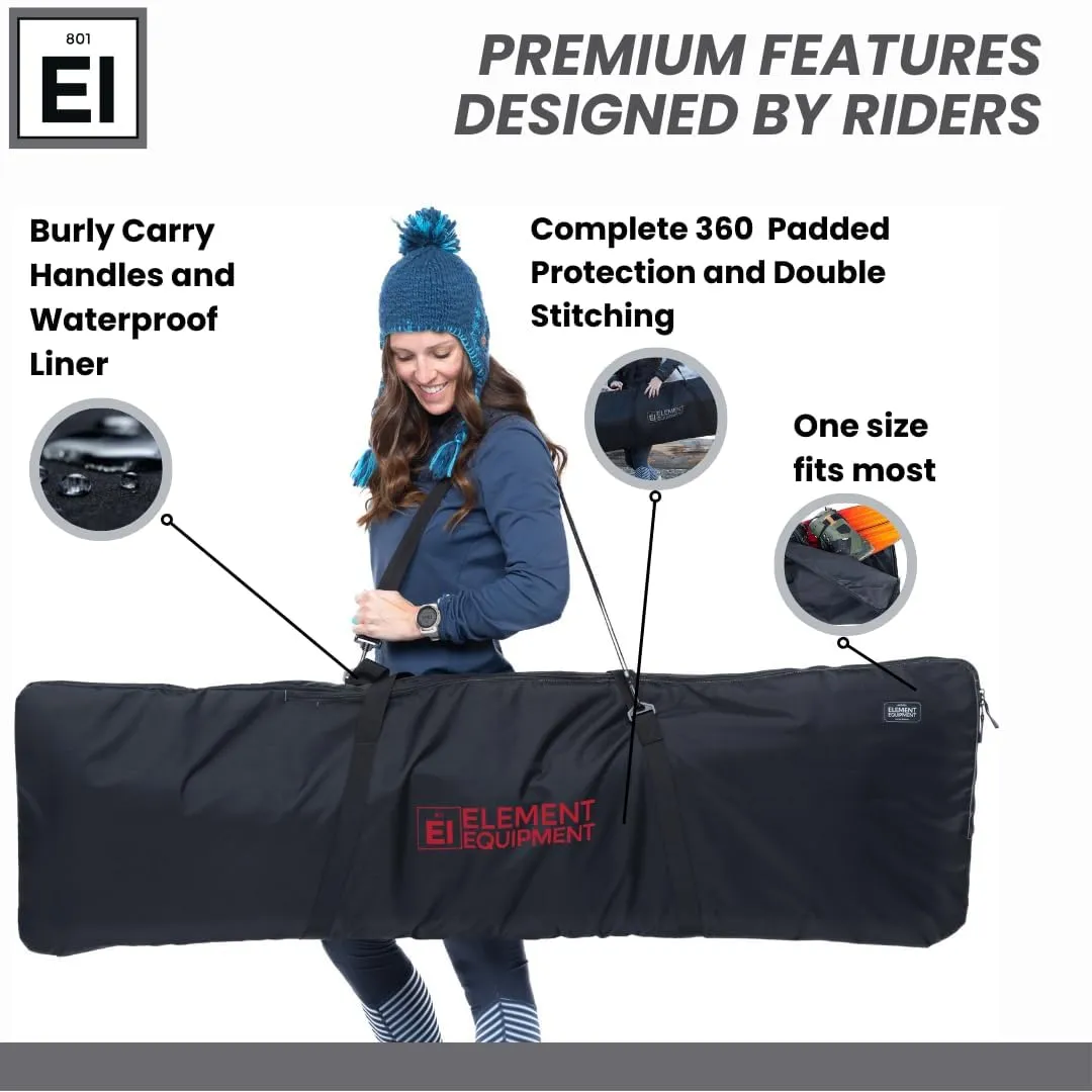 Element Equipment Padded Snowboard Bag Travel Snowboard Bag