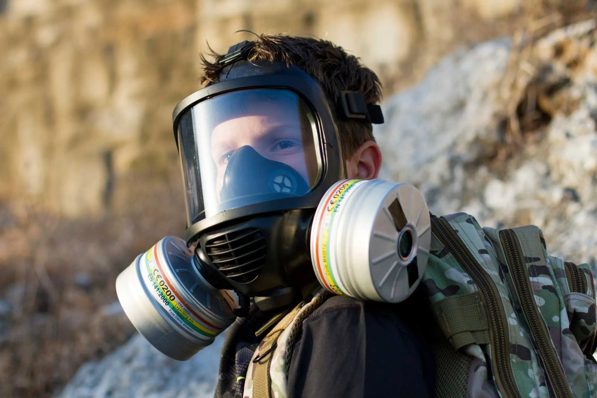Emergency Survival Kit MIRA Safety CM-6M Tactical Gas Mask - Full-Face Respirator for CBRN Defense