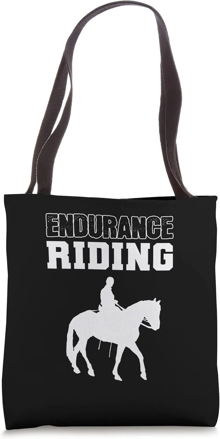 Endurance Riding Equestrian Or Horseman Tote Bag