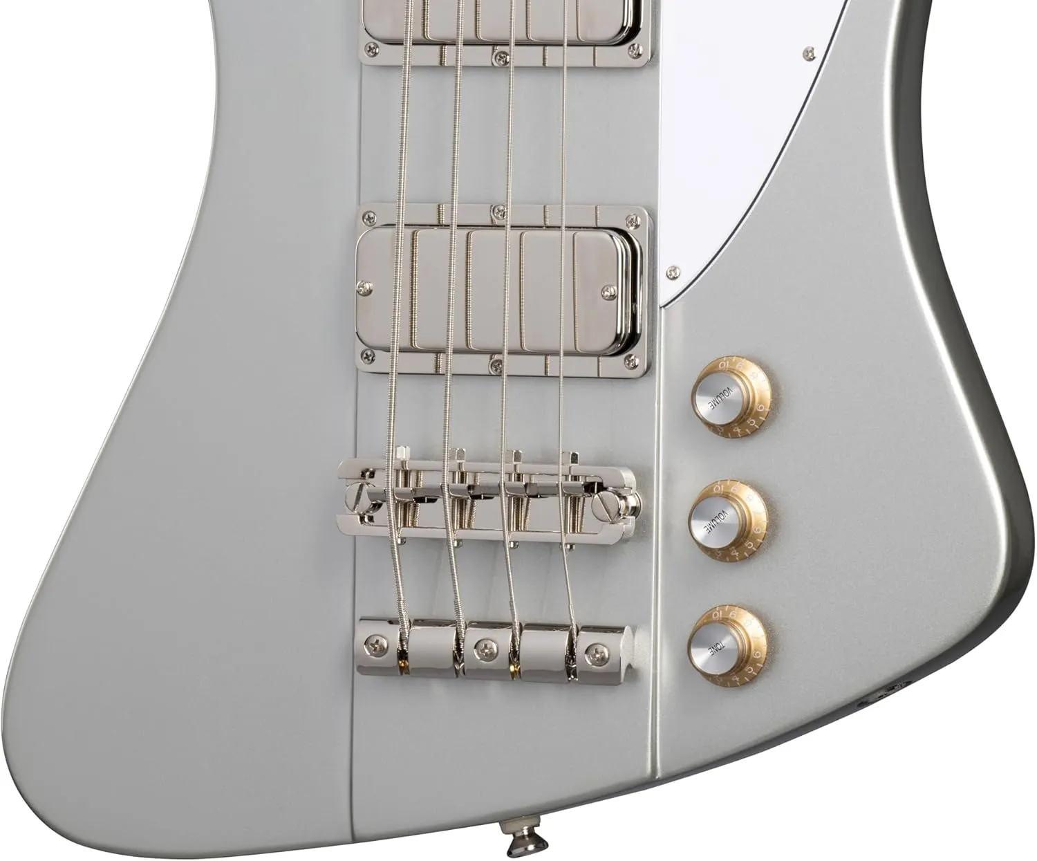 Epiphone Thunderbird 64 Bass, Silver Mist with Bag
