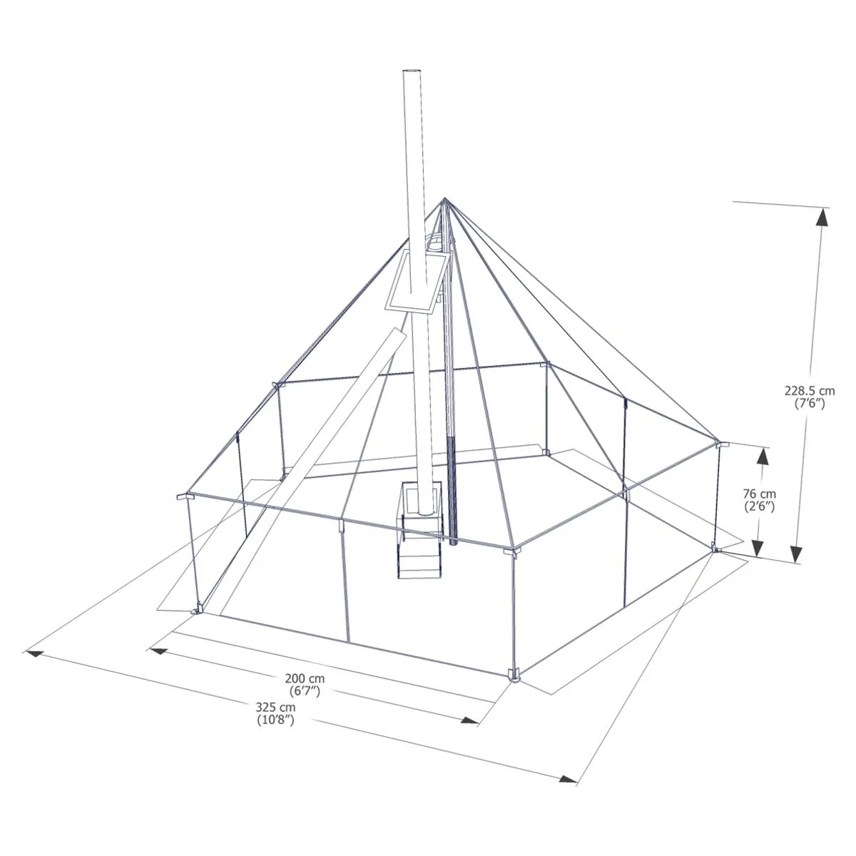 Esker Arctic Fox 10x10 Winter Hot Tent