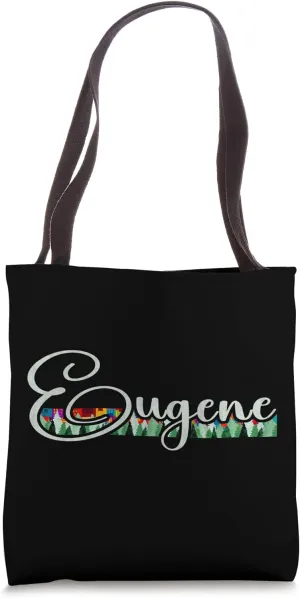 Eugene Oregon - Script Eugene OR Tote Bag