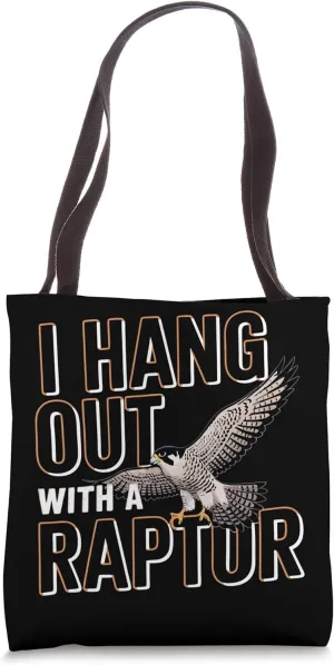 Falcon Bird Of Prey Raptor Falconer Falconry Tote Bag