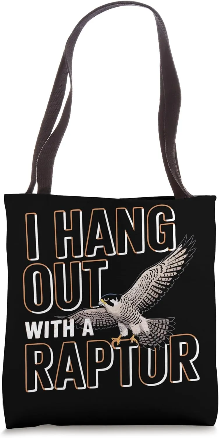 Falcon Bird Of Prey Raptor Falconer Falconry Tote Bag
