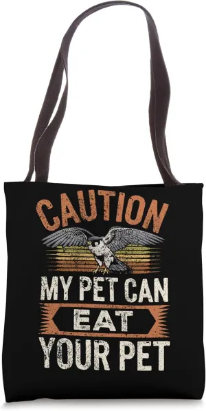 Falcon Funny Falconer Falconry Tote Bag