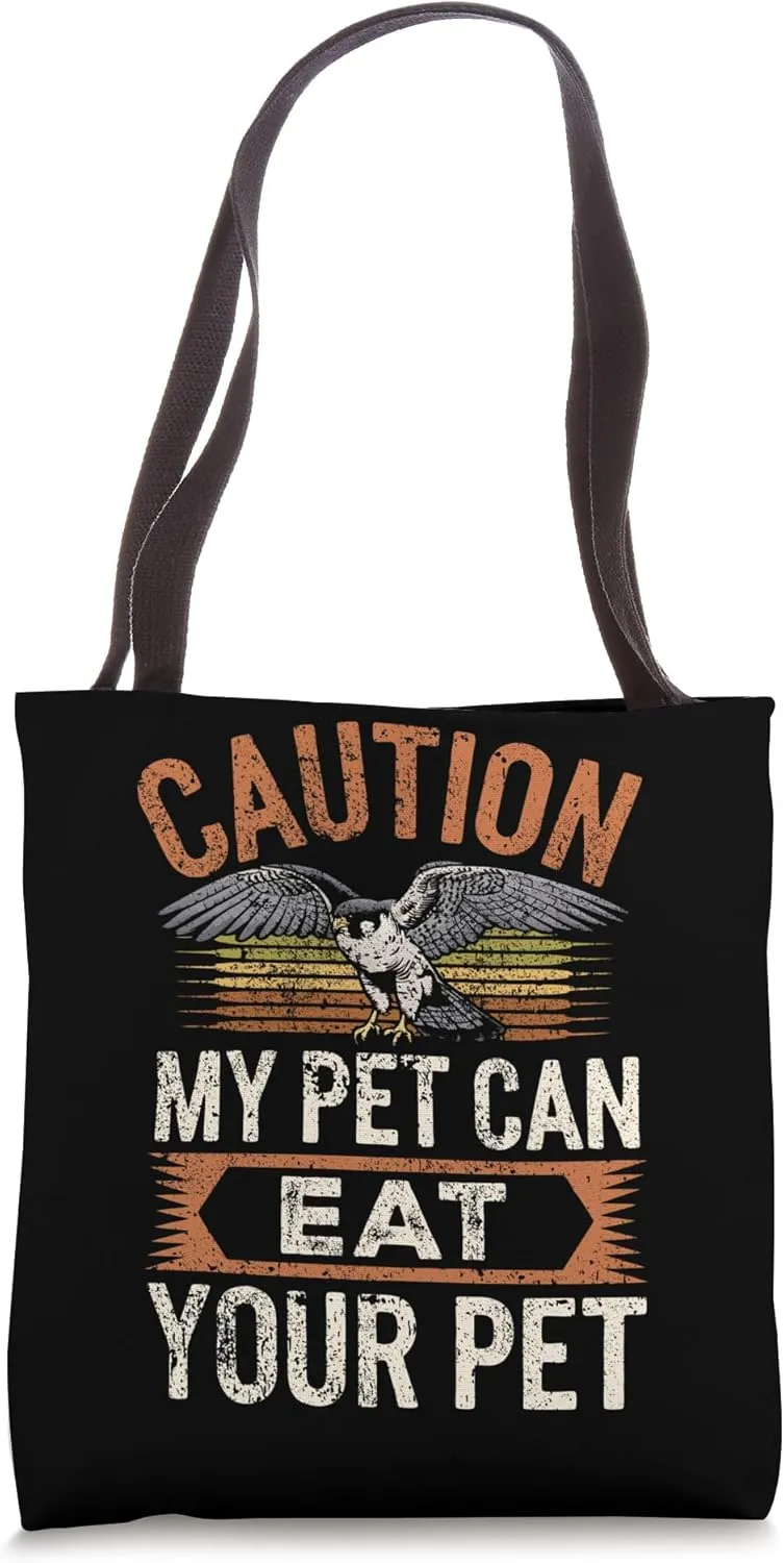 Falcon Funny Falconer Falconry Tote Bag