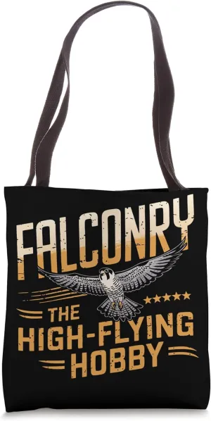 Falconry Flying Falcon Funny Falconer Tote Bag