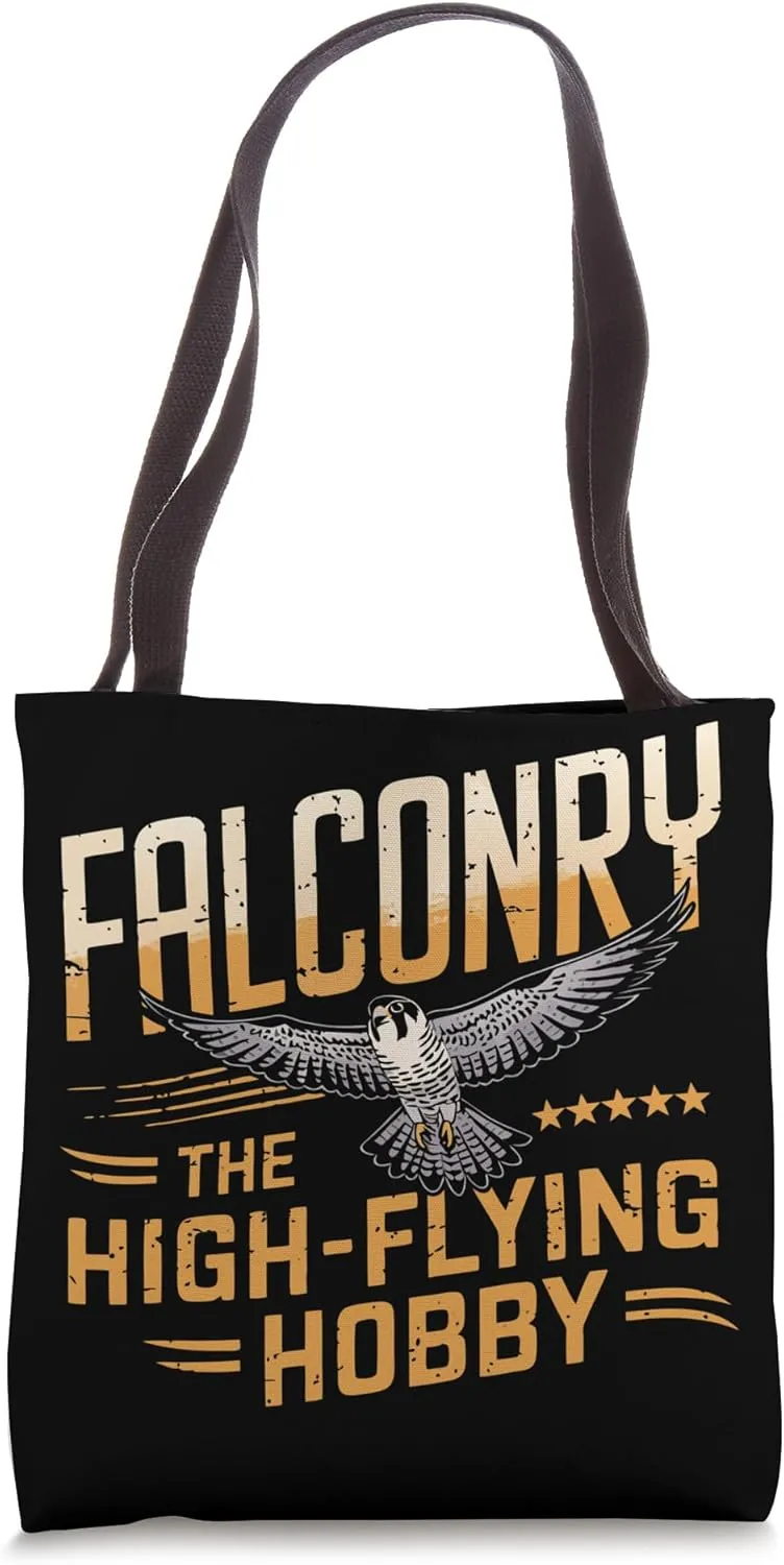 Falconry Flying Falcon Funny Falconer Tote Bag