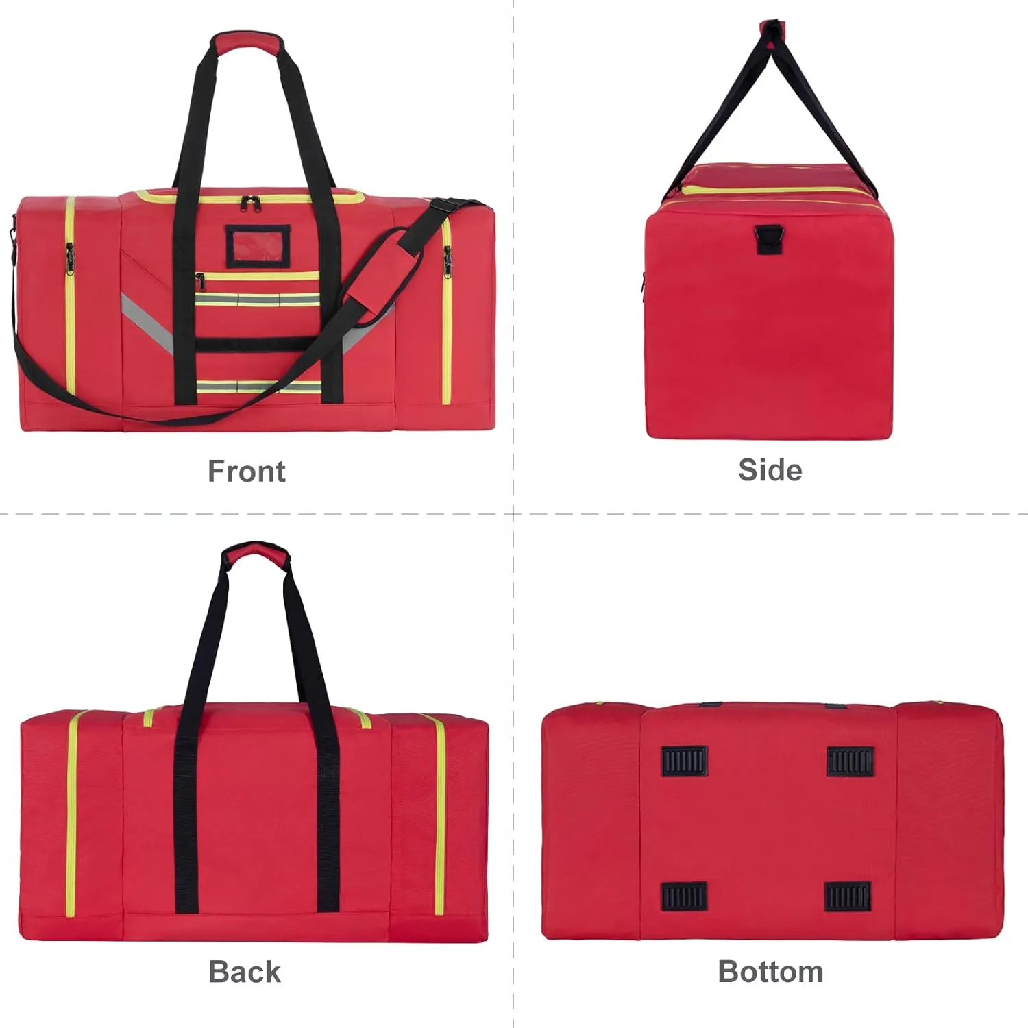 Firefighter Duffle Bag, Large Gear Storage Firefighter Gear Bag with Shoulder Strap