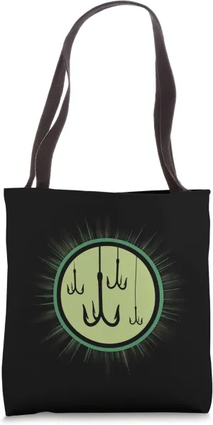 Fish Lure Hook Fishing Tote Bag