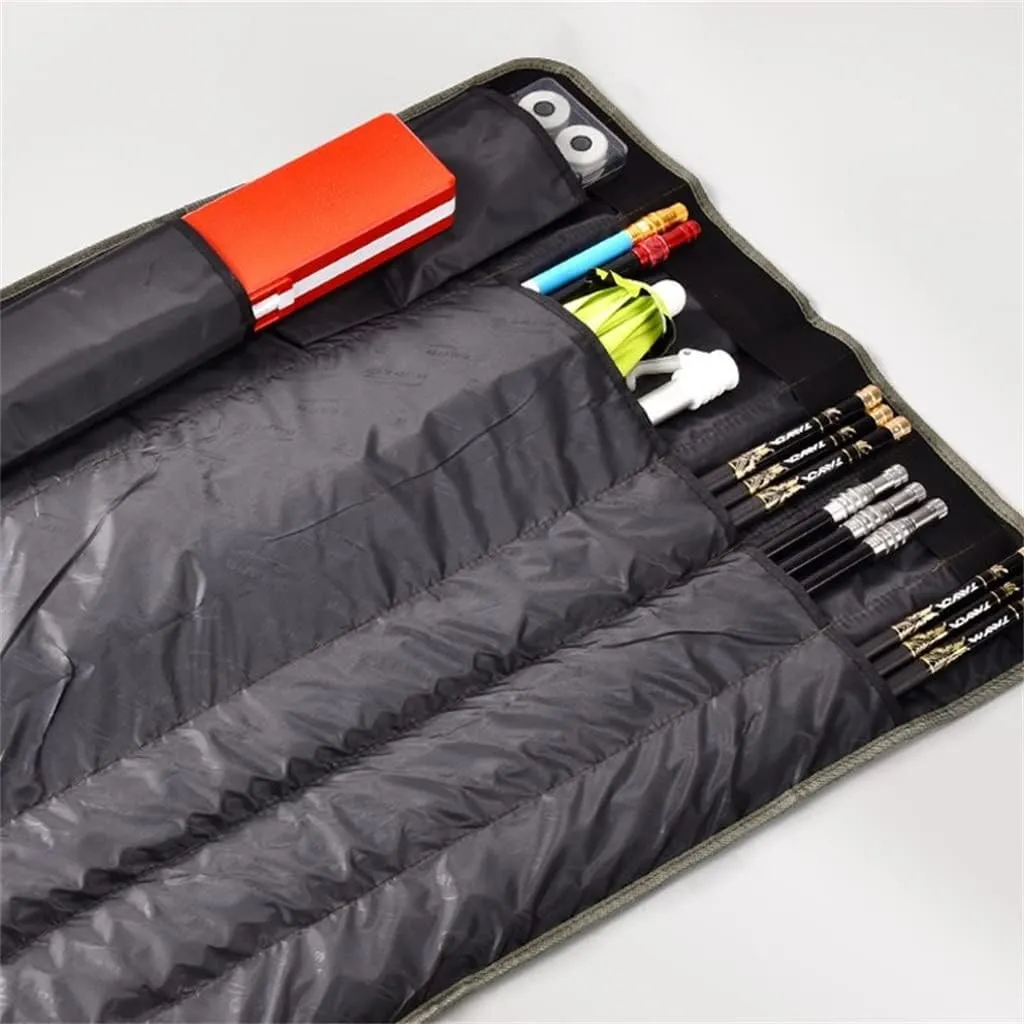 Fishing Rod Bag Portable Single-Layer Box Fishing Tackle Storage Accessories Roll Up Foldable Fishing Umbrella Bag(E,130cm)