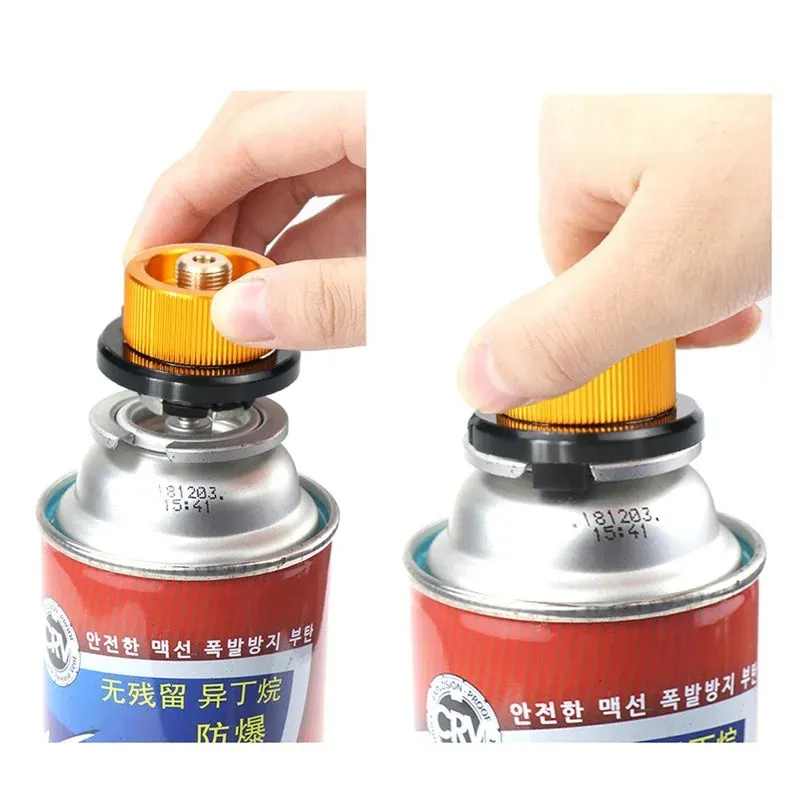 Flat Gas Tank Adapter Valve Camping Gas Refill Converter Portable Stove Accessories