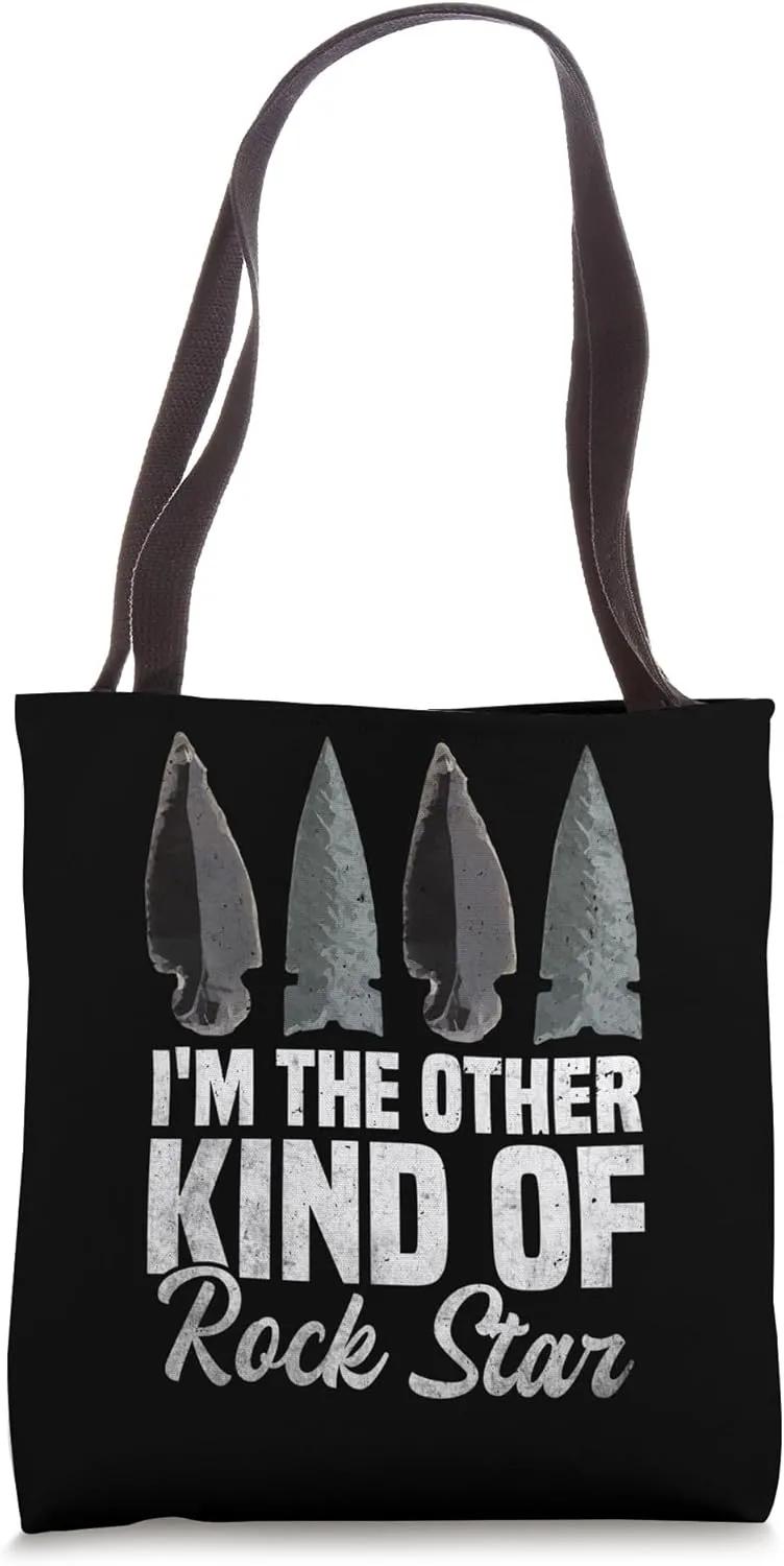 Flint Collector Artist Flintknapper Gear Flintknapping Tote Bag