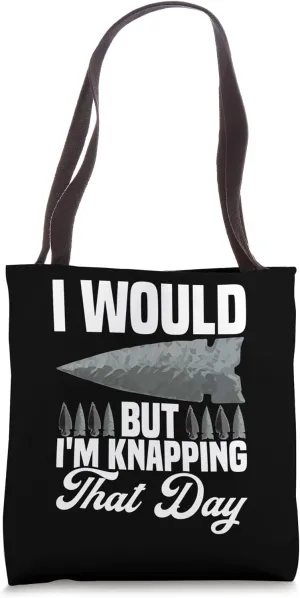 Flintknapper Gear Flintknapping Artist Flint Collecting Tote Bag